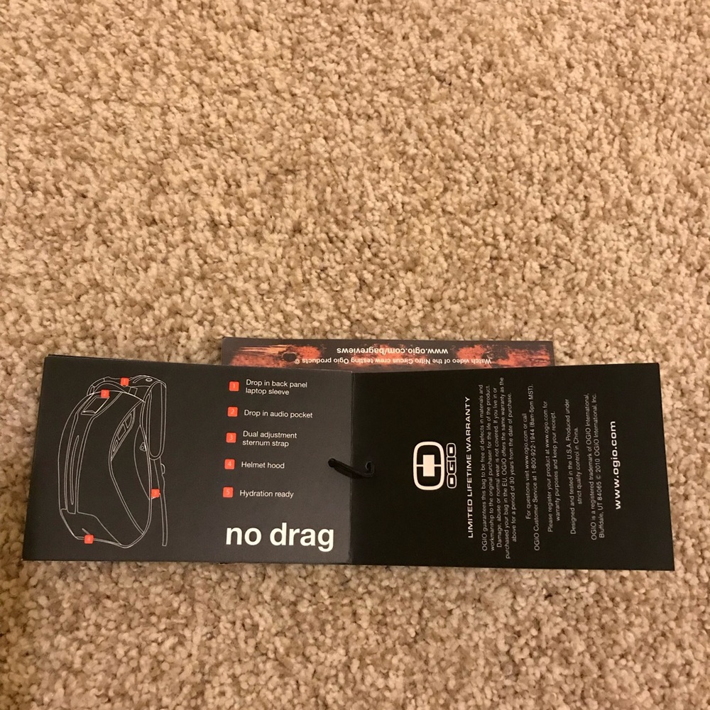 OGIO No Drag Backpack - Picture 8 of 12